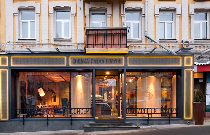Dog Ate Dove Restaurant in der Ukraine